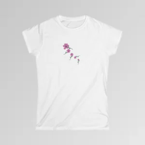 Flowers Falling Women's Softstyle Tee