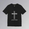 A black colored "Believe 3:16", with a 3D stacked cross graphic and the words "Believe" and "John 3:16" on the front.