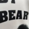 A close up shot of the word "BEAR", highlighting the font and lettering on the back of the BBGB Recycled Baseball Jersey.